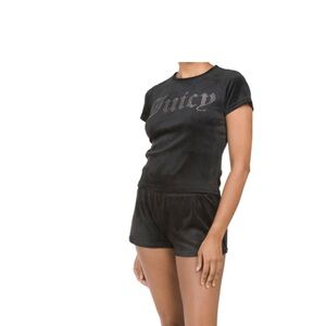 Juicy Couture Black Velour Set